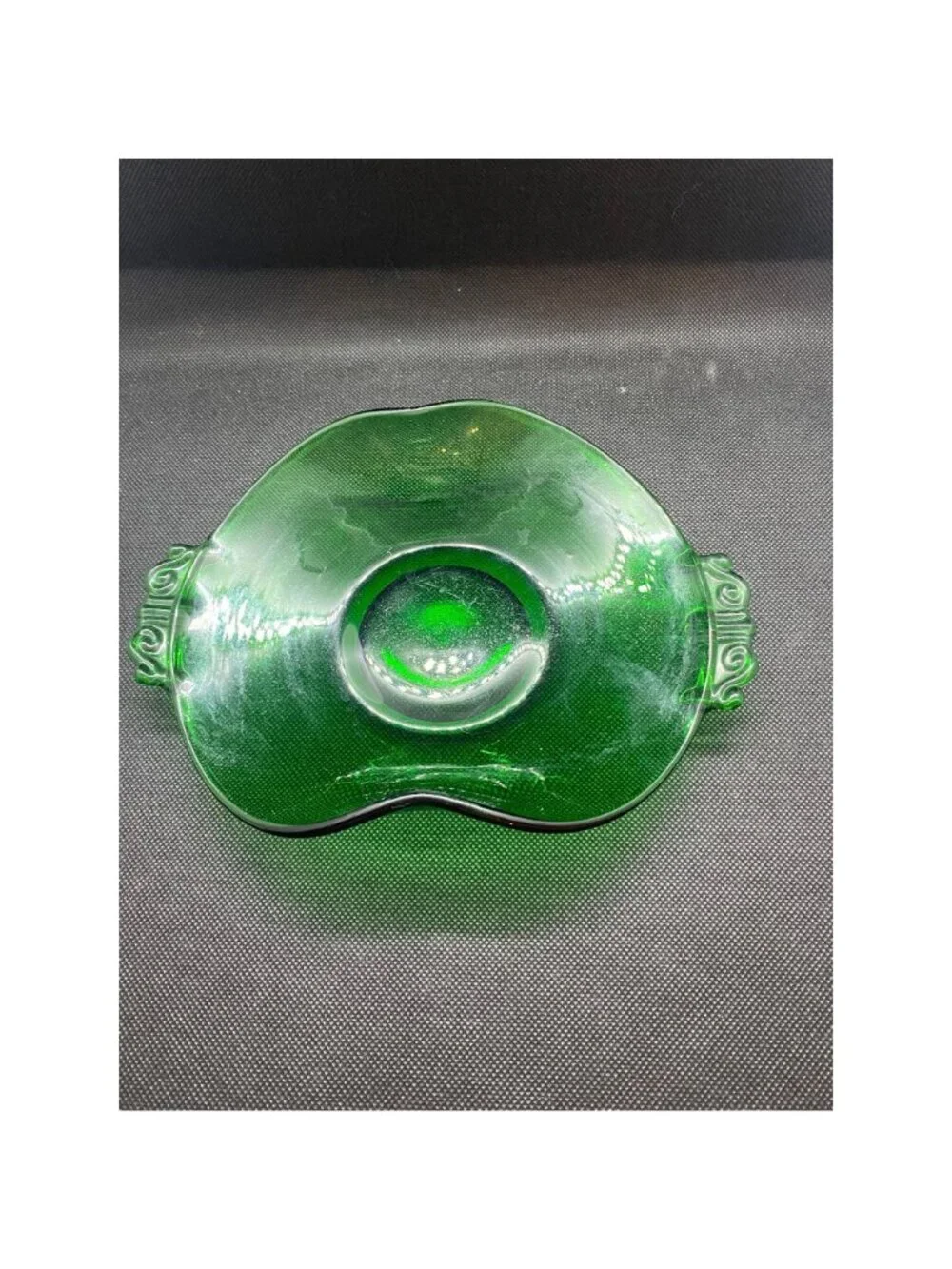 Emerald Green Double Handled Tray